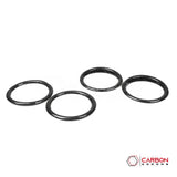 2018+ Jeep Wrangler JL & 2020+ Gladiator JT Real Carbon Fiber Dashboard A/C Vent Trim Covers (4pcs)