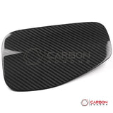 2018+ Jeep Wrangler JL / 2020+ Gladiator JT Real Carbon Fiber Fuel Door Gas Cap Cover | Glossy or Matte