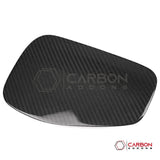 2018+ Jeep Wrangler JL / 2020+ Gladiator JT Real Carbon Fiber Fuel Door Gas Cap Cover | Glossy or Matte
