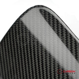 2018+ Jeep Wrangler JL / 2020+ Gladiator JT Real Carbon Fiber Fuel Door Gas Cap Cover | Glossy or Matte