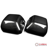 2018+ Jeep Wrangler JL & 2020+ Gladiator JT Real Carbon Fiber Mirror Covers (With or Without Turn Signal)