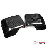 2018+ Jeep Wrangler JL & 2020+ Gladiator JT Real Carbon Fiber Mirror Covers (With or Without Turn Signal)