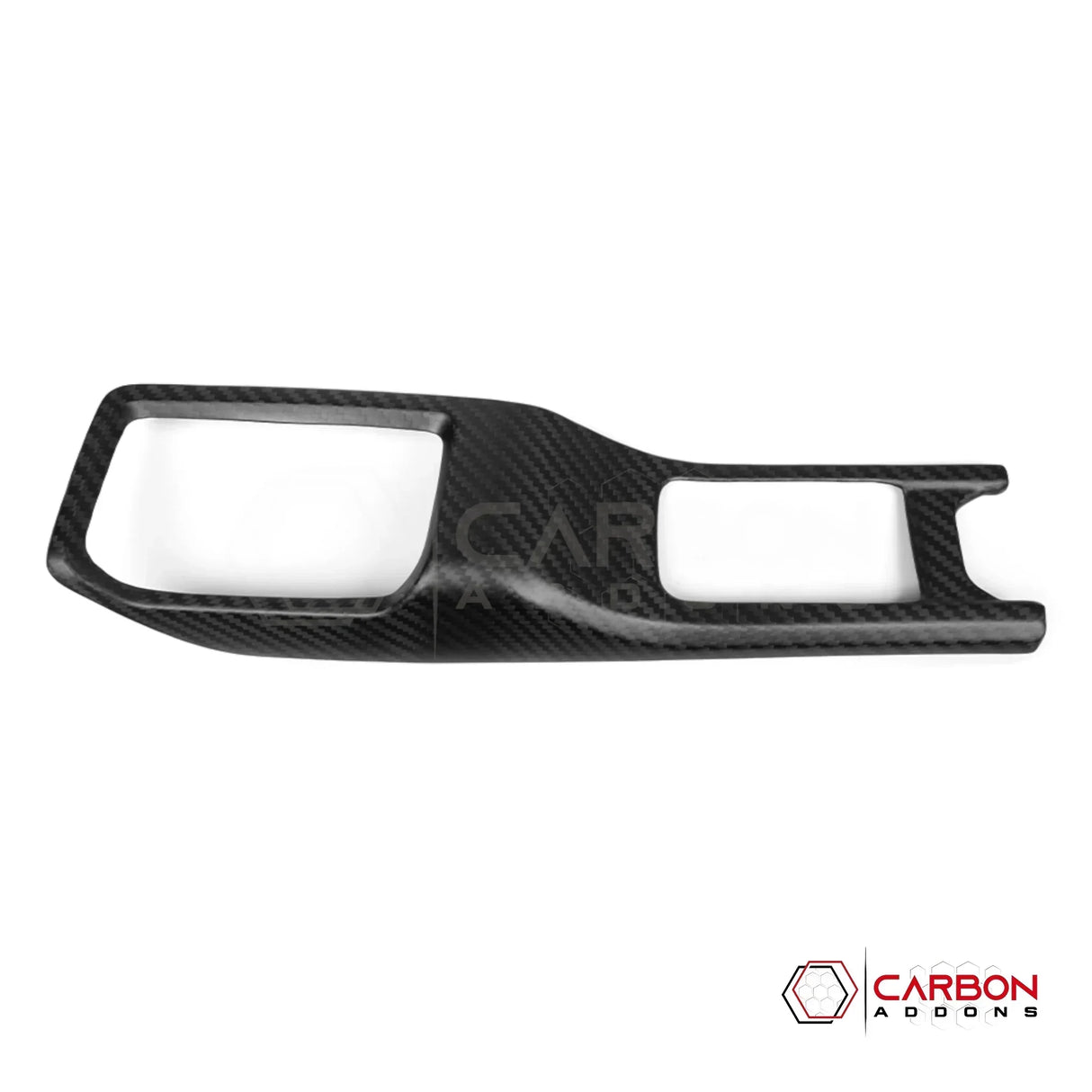 2018+ Jeep Wrangler JL & 2020+ Gladiator JT Real Carbon Fiber 4WD Shifter Base Trim Cover
