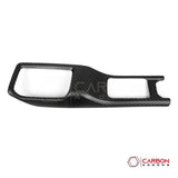2018+ Jeep Wrangler JL & 2020+ Gladiator JT Real Carbon Fiber 4WD Shifter Base Trim Cover