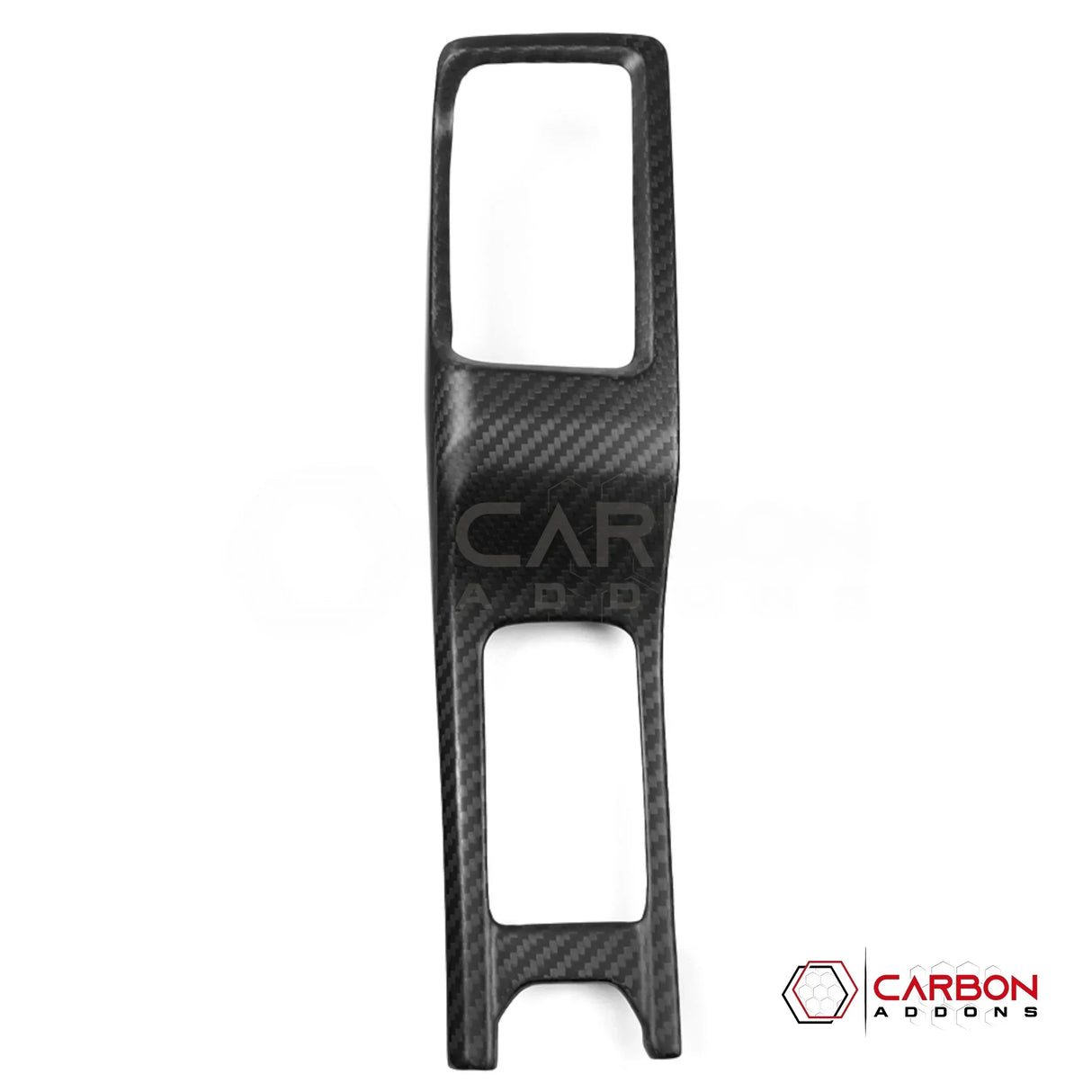 2018+ Jeep Wrangler JL & 2020+ Gladiator JT Real Carbon Fiber 4WD Shifter Base Trim Cover
