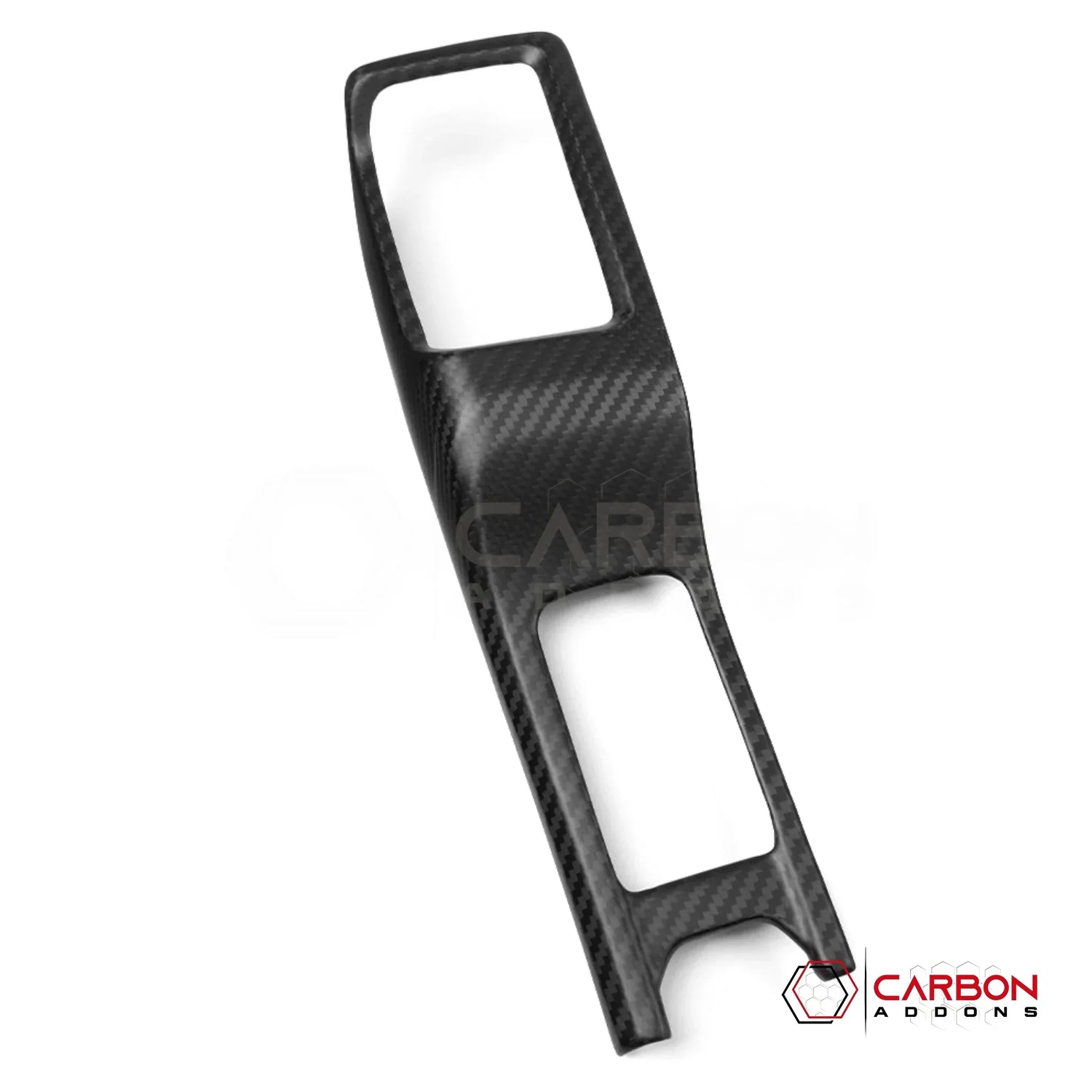 2018+ Jeep Wrangler JL & 2020+ Gladiator JT Real Carbon Fiber 4WD Shifter Base Trim Cover