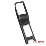 2018+ Jeep Wrangler JL & 2020+ Gladiator JT Real Carbon Fiber 4WD Shifter Base Trim Cover