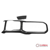 2018+ Jeep Wrangler JL & 2020+ Gladiator JT Real Carbon Fiber Center Console Shift Panel Trim
