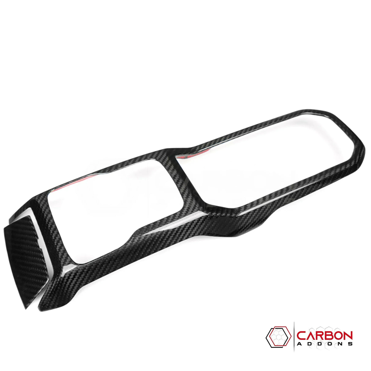 2018+ Jeep Wrangler JL & 2020+ Gladiator JT Real Carbon Fiber Center Console Shift Panel Trim