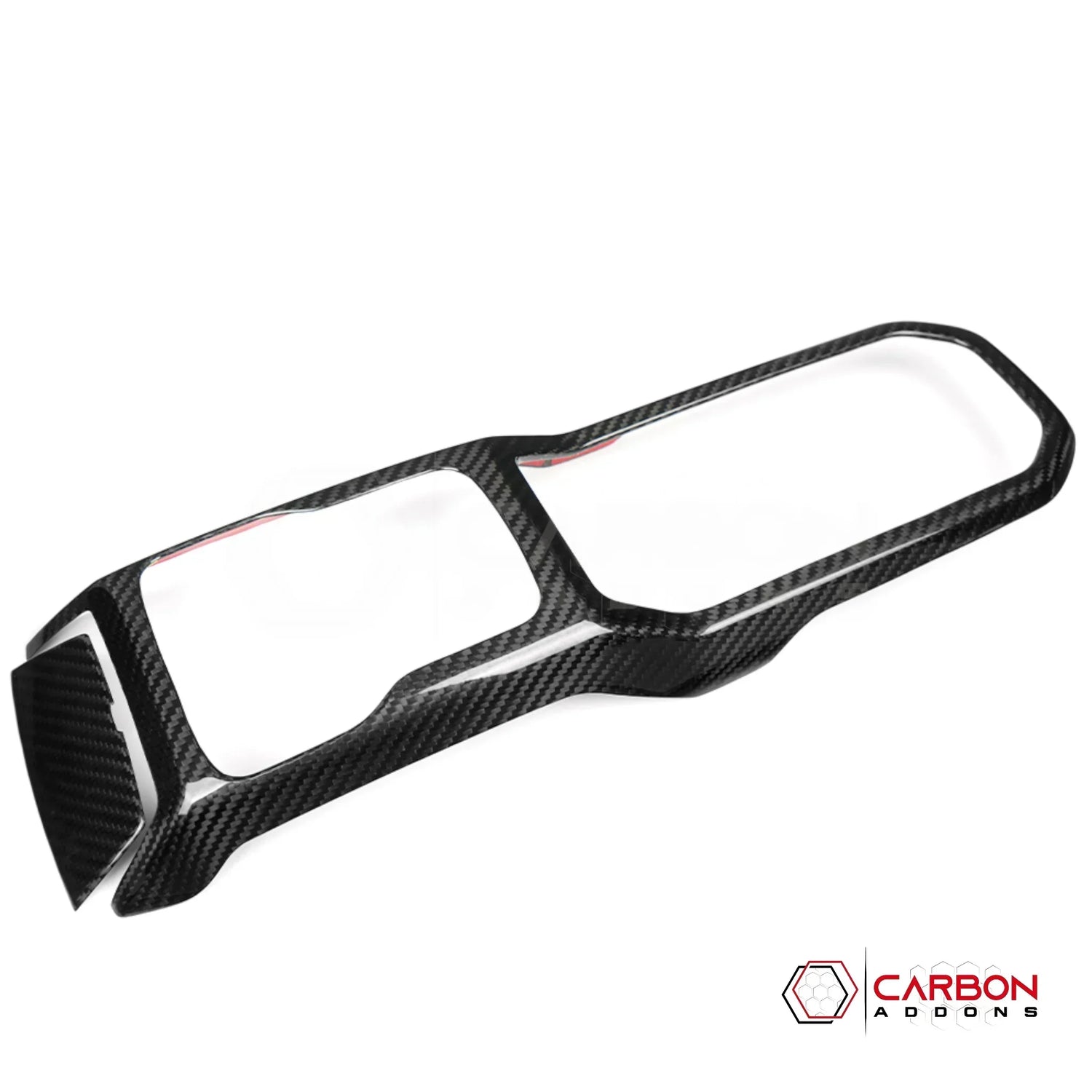 2018+ Jeep Wrangler JL & 2020+ Gladiator JT Real Carbon Fiber Center Console Shift Panel Trim