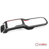 2018+ Jeep Wrangler JL & 2020+ Gladiator JT Real Carbon Fiber Center Console Shift Panel Trim