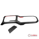 2018+ Jeep Wrangler JL & 2020+ Gladiator JT Real Carbon Fiber Center Console Shift Panel Trim
