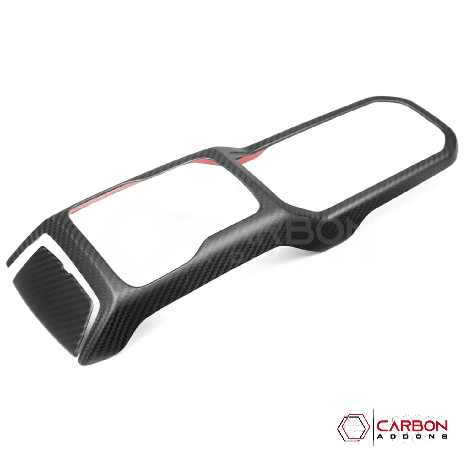 2018+ Jeep Wrangler JL & 2020+ Gladiator JT Real Carbon Fiber Center Console Shift Panel Trim