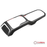 2018+ Jeep Wrangler JL & 2020+ Gladiator JT Real Carbon Fiber Center Console Shift Panel Trim