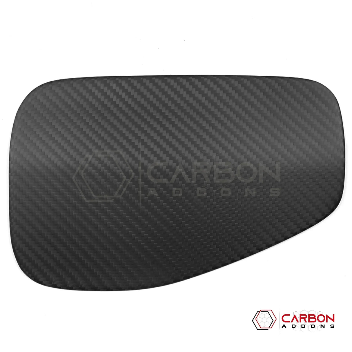 2018+ Jeep Wrangler JL / 2020+ Gladiator JT Real Carbon Fiber Fuel Door Gas Cap Cover | Glossy or Matte