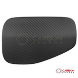 2018+ Jeep Wrangler JL / 2020+ Gladiator JT Real Carbon Fiber Fuel Door Gas Cap Cover | Glossy or Matte