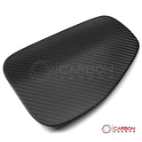2018+ Jeep Wrangler JL / 2020+ Gladiator JT Real Carbon Fiber Fuel Door Gas Cap Cover | Glossy or Matte