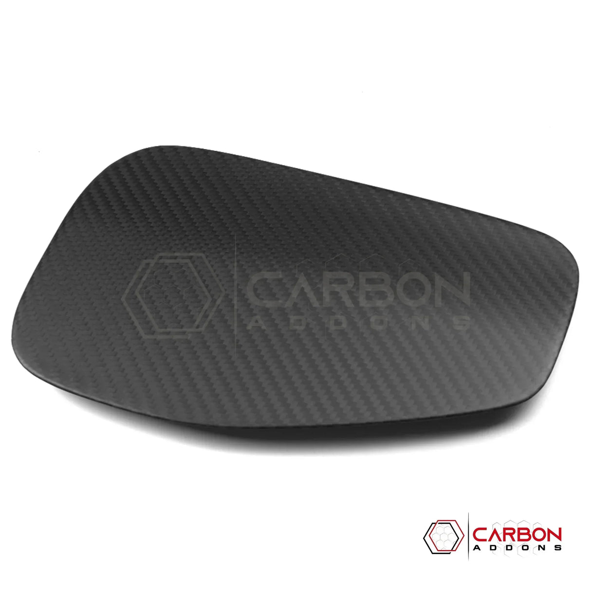 2018+ Jeep Wrangler JL / 2020+ Gladiator JT Real Carbon Fiber Fuel Door Gas Cap Cover | Glossy or Matte