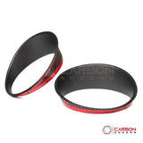 Jeep Gladiator JT Headlight Ring Frame Bezel Cover – Real Dry Carbon Fiber (Glossy or Matte) 2020–Current