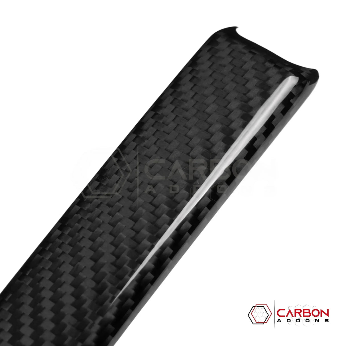2018+ Jeep Wrangler JL & 2020+ Gladiator JT Real Carbon Fiber A & B Pillar Grab Handle Trim Covers (4pcs)