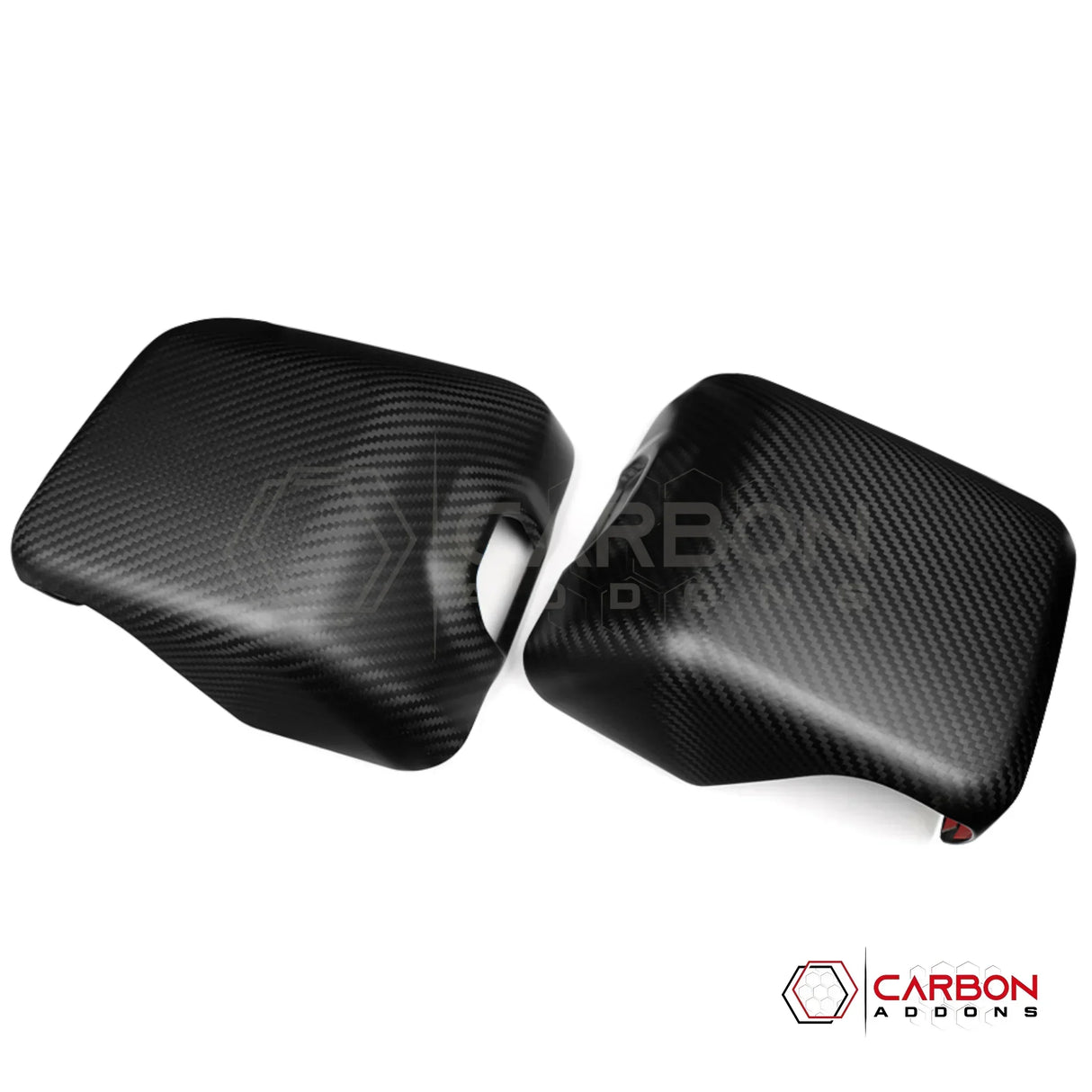 2018+ Jeep Wrangler JL & 2020+ Gladiator JT Real Carbon Fiber Mirror Covers (With or Without Turn Signal)