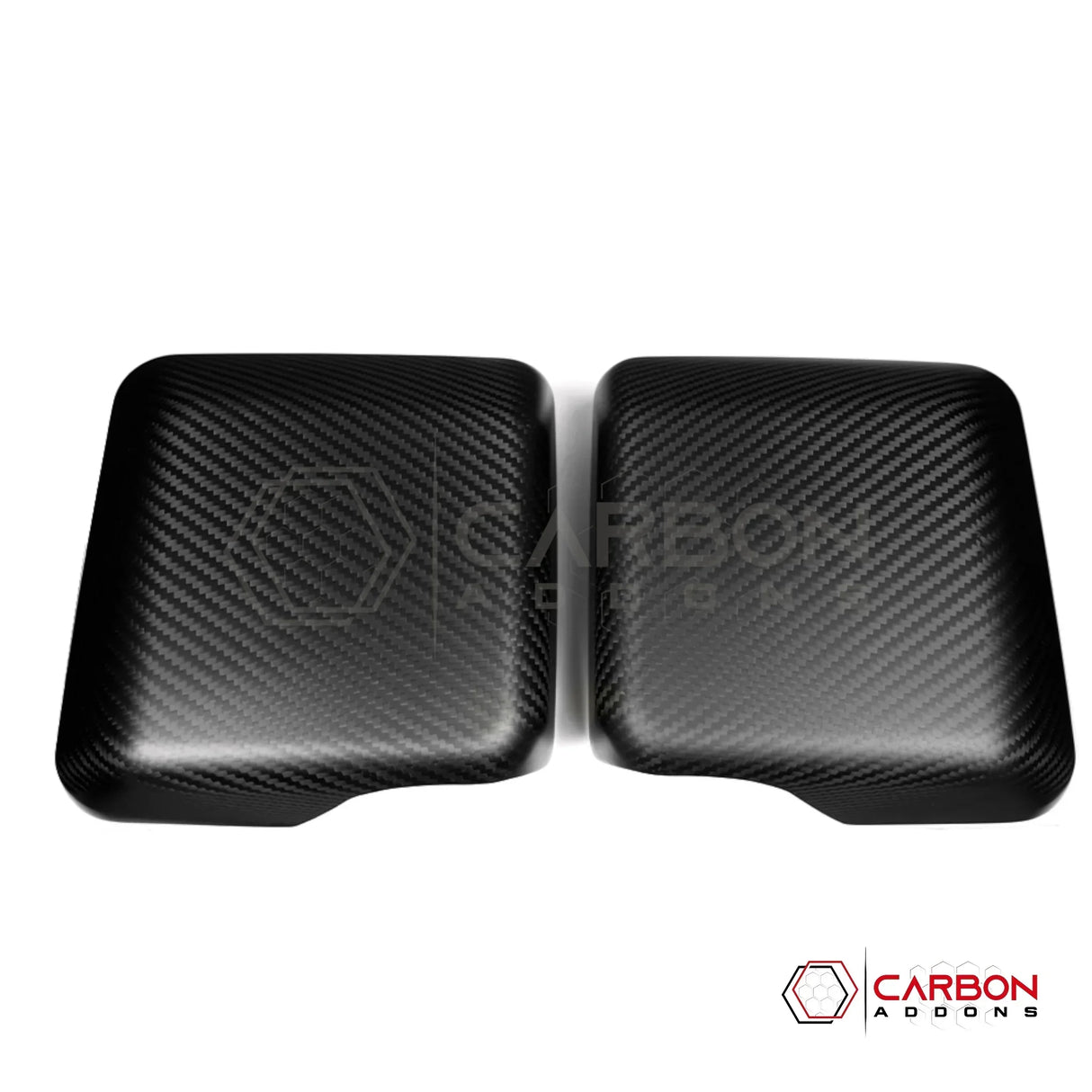 2018+ Jeep Wrangler JL & 2020+ Gladiator JT Real Carbon Fiber Mirror Covers (With or Without Turn Signal)