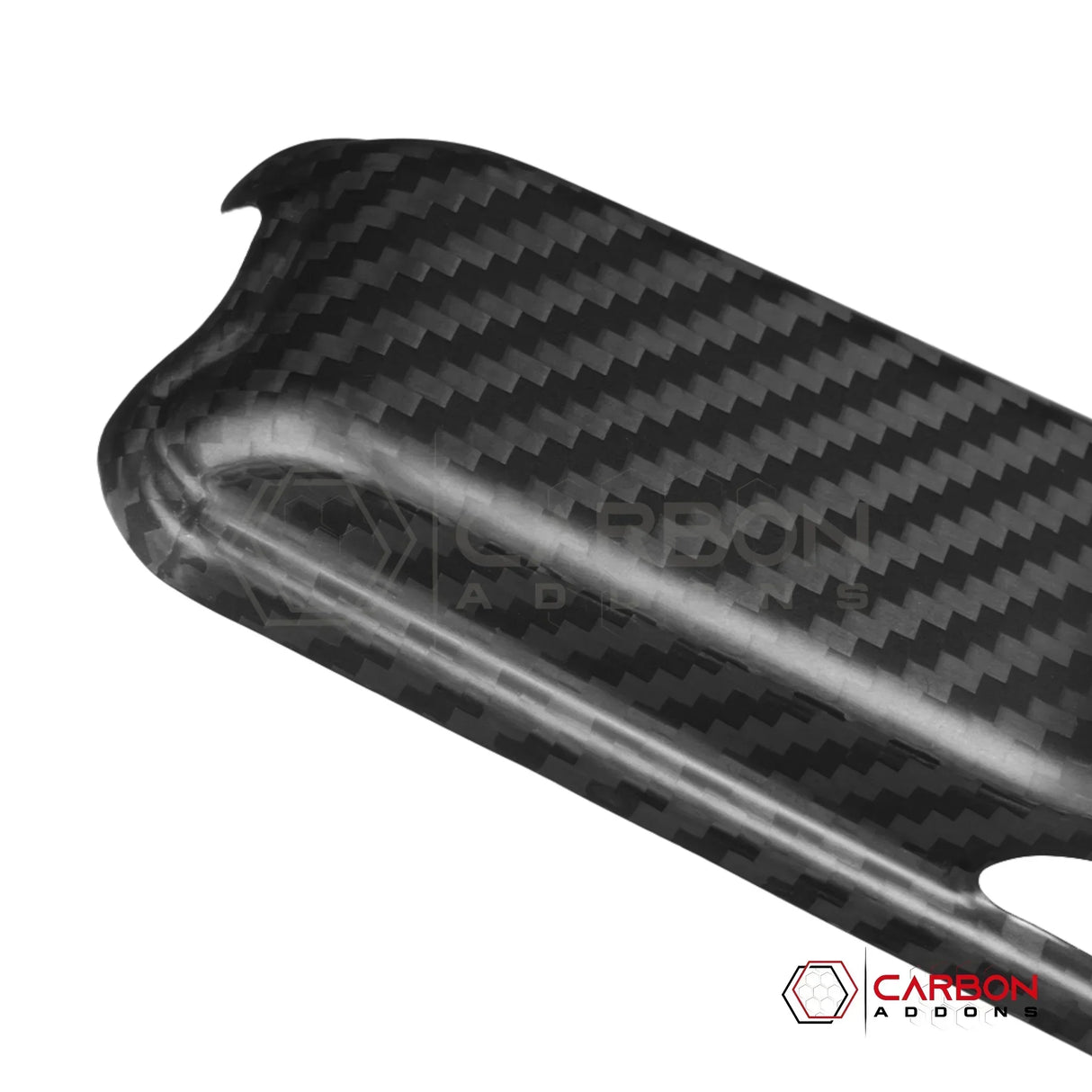 2018+ Jeep Wrangler JL & 2020+ Gladiator JT Real Carbon Fiber Windshield Hold Down Bracket Covers (2pcs)