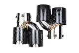 BMW 2/3/4 Series G42 G20/G21 G23 Carbon Fiber Dual Muffler Tips (2019+) - K2 Industries