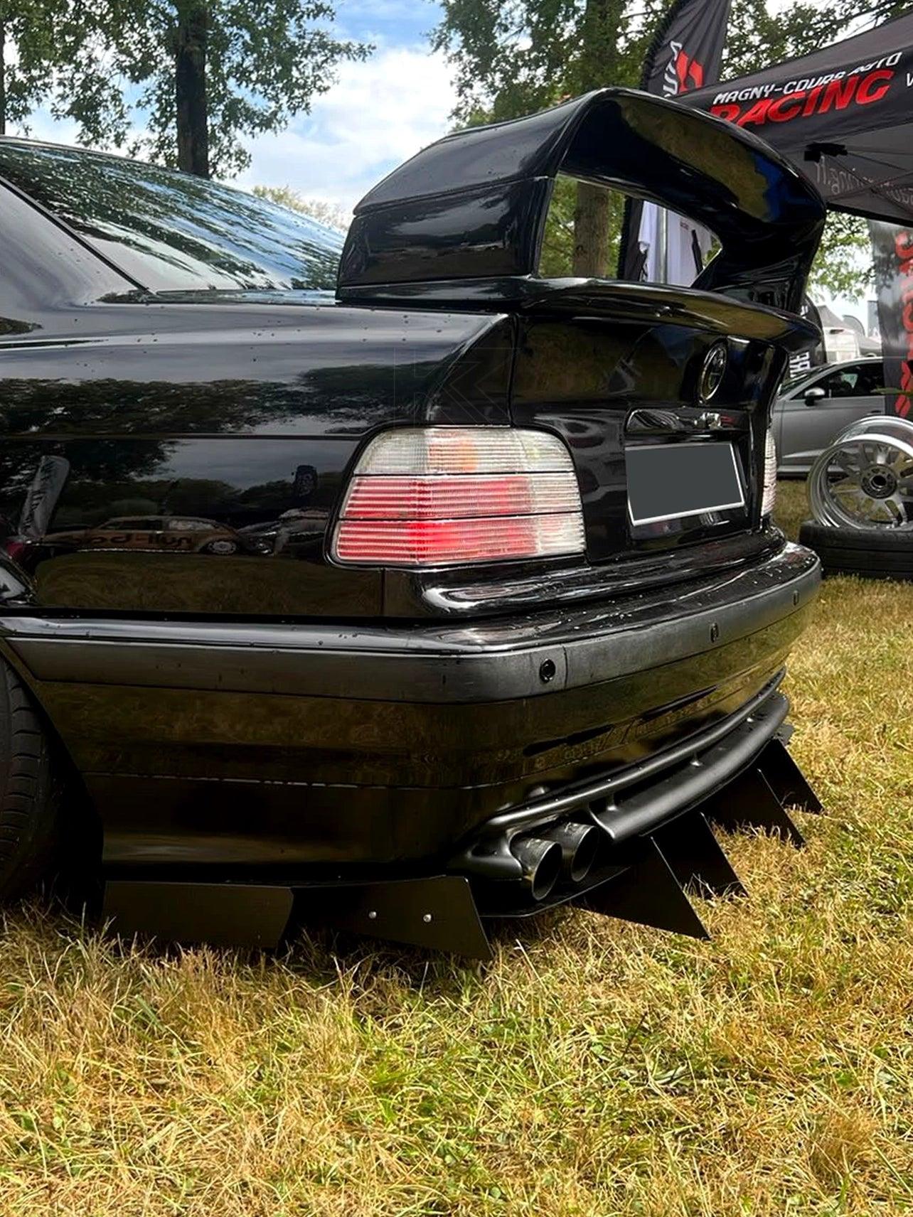 BMW E36 Aggressive (V2) Aluminum Diffuser (1992-1999)