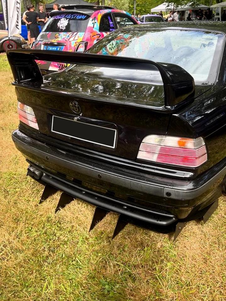 BMW E36 Aggressive (V2) Aluminum Diffuser (1992-1999)