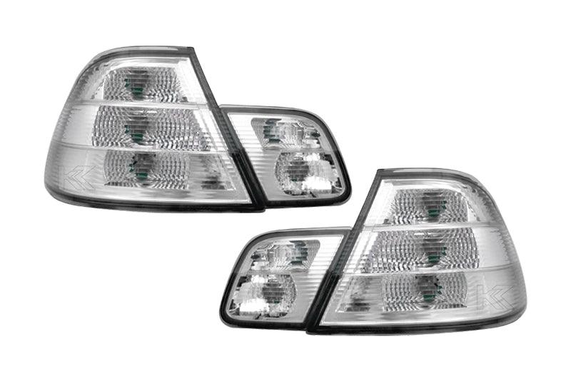 BMW 3-Series E46 COUPE Clear Tail Lights (1998-2001)