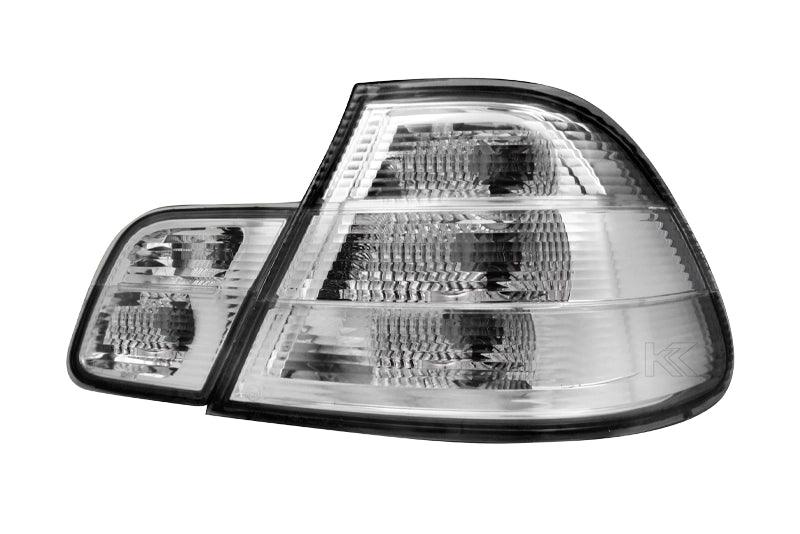 BMW 3-Series E46 COUPE Clear Tail Lights (1998-2001)