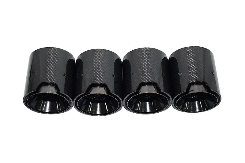 BMW 2/3/4 Series M2 M3 M4 G80 G81 G82 G87 Single Carbon Fiber Muffler Tip Set (2020+)