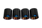 BMW 2/3/4 Series M2 M3 M4 G80 G81 G82 G87 Single Carbon Fiber Muffler Tip Set (2020+)