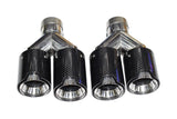 BMW M Power Universal Fit Carbon Fiber Dual Muffler Tips