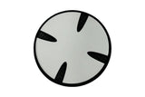 BMW Roundel Emblem Covers - Full Carbon Fiber Black and White Style V2