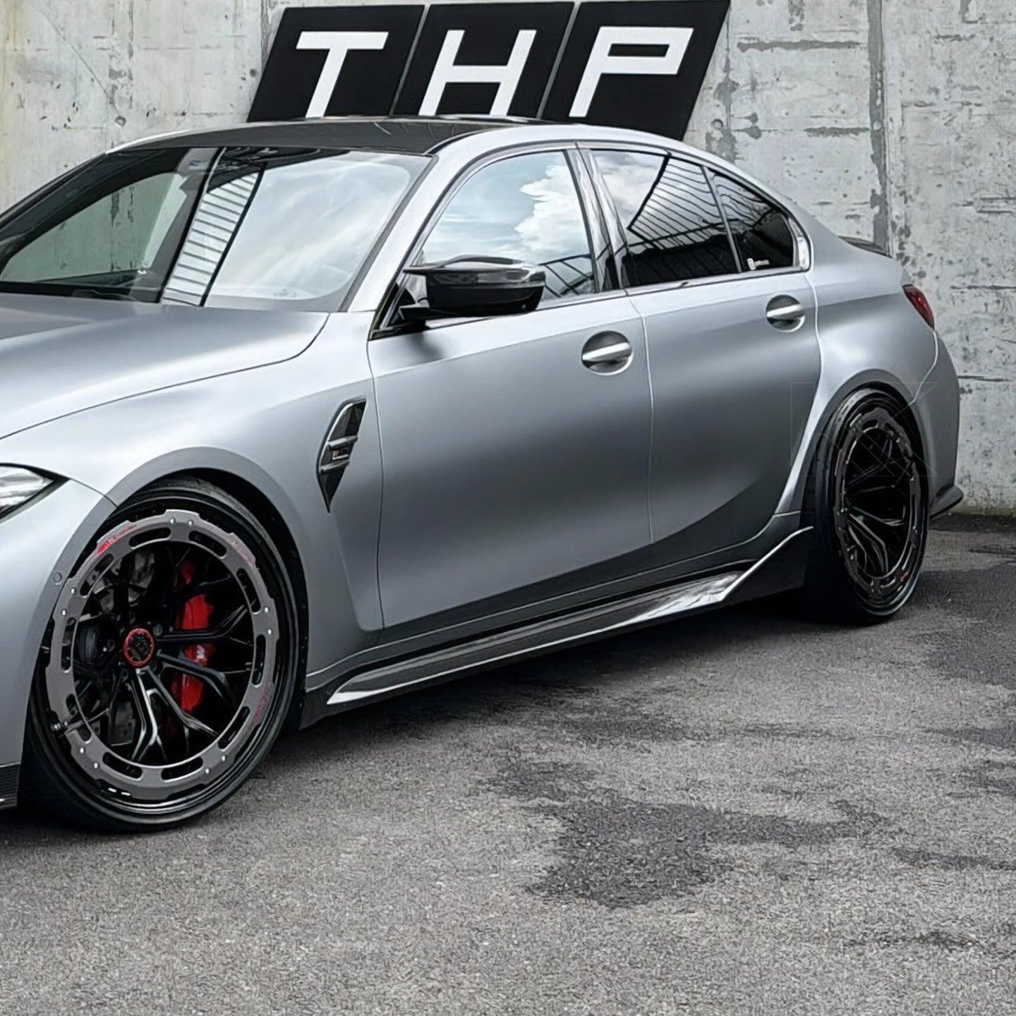 BMW 3/4 Series G80 G81 G82 G83 MP Style Carbon Fiber Side Skirts (2019 - 2024)