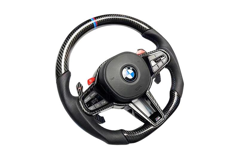 BMW 2/3/4/5 Series LCI G80 G81 G82 G83 G87 G20 G30 Carbon Fiber Steering Wheel (2019+)