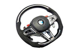BMW 2/3/4/5 Series LCI G80 G81 G82 G83 G87 G20 G30 Carbon Fiber Steering Wheel (2019+)