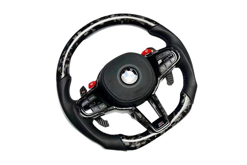 BMW 2/3/4/5 Series LCI G80 G81 G82 G83 G87 G20 G30 Carbon Fiber Steering Wheel (2019+)