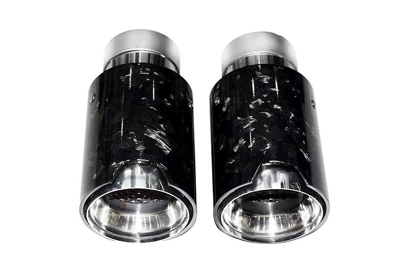 BMW Universal Fit Carbon Fiber Single Muffler Tips