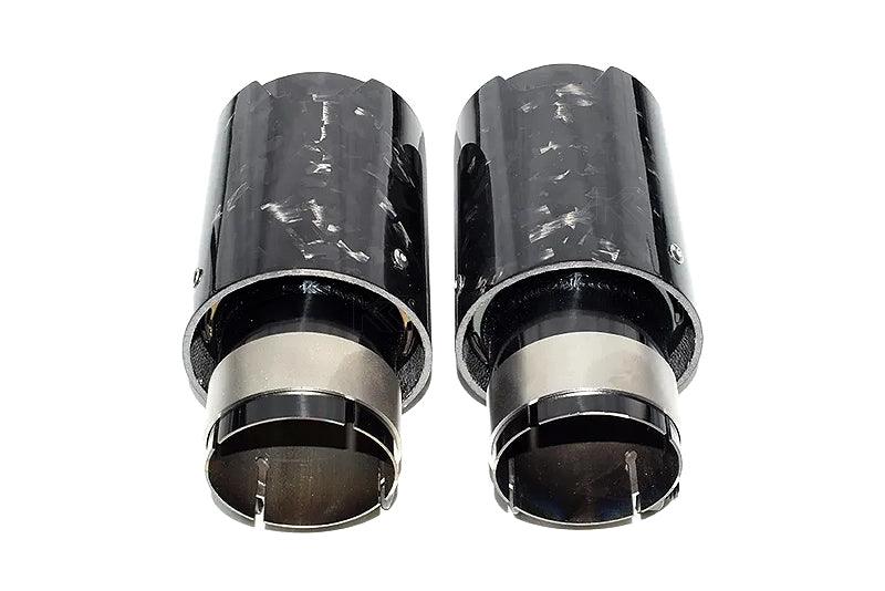 BMW Universal Fit Carbon Fiber Single Muffler Tips