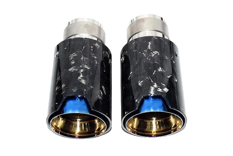 BMW Universal Fit Carbon Fiber Single Muffler Tips