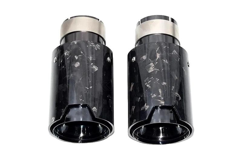 BMW Universal Fit Carbon Fiber Single Muffler Tips