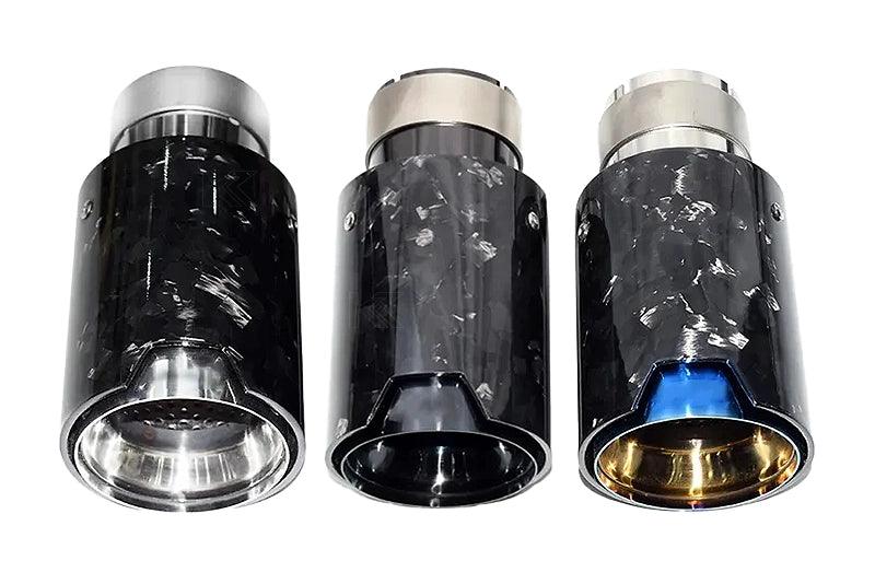BMW Universal Fit Carbon Fiber Single Muffler Tips