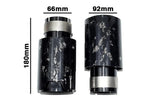 BMW Universal Fit Carbon Fiber Single Muffler Tips