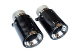 BMW Universal Fit Carbon Fiber Single Muffler Tips