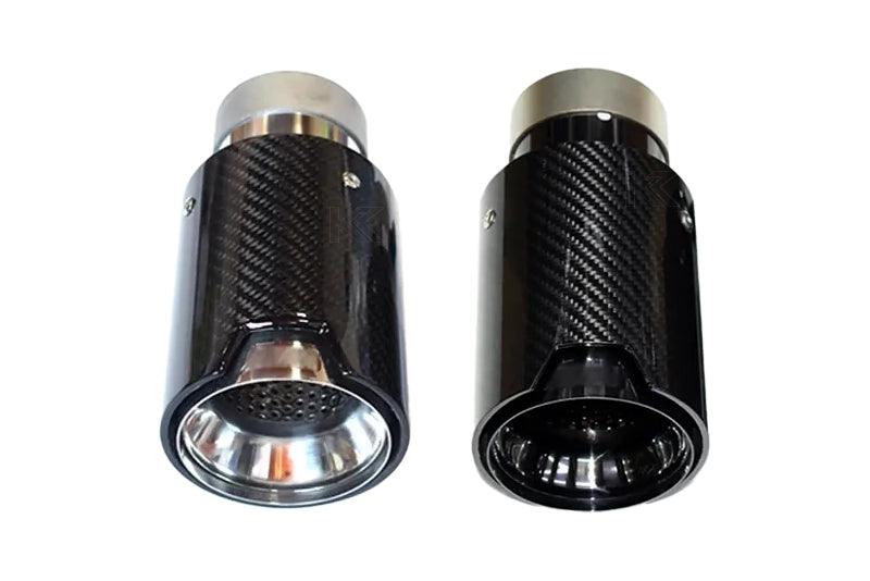 BMW Universal Fit Carbon Fiber Single Muffler Tips
