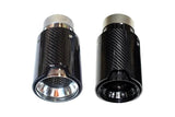 BMW Universal Fit Carbon Fiber Single Muffler Tips