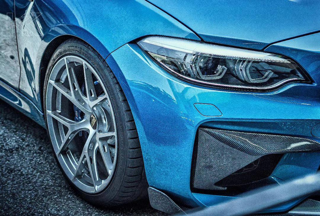 BMW 2 Series M2 F87 Carbon Fiber Front Flaps (2014 - 2021)